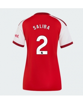 Billige Fotballdrakt Arsenal William Saliba #2 Replika Hjemmedrakt Dame 2026-27 Kortermet Billige Fotballdrakt Arsenal William Saliba #2 Replika Hjemmedrakt Dame 2026-27 Kortermet